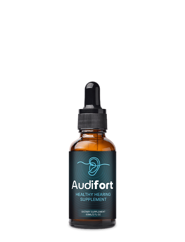 Audifort 360 Degree Hearing Support Supplement Bottle with Dropper